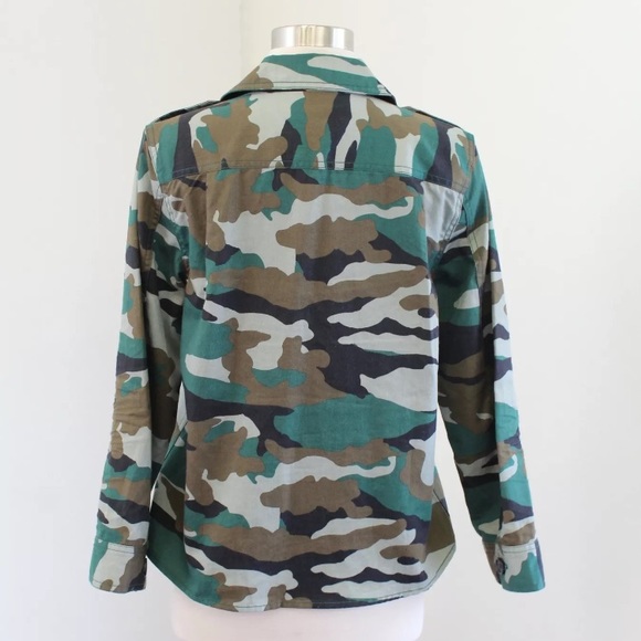 J Crew Camouflage Utility Shirt Jacket - Picture 6 of 6